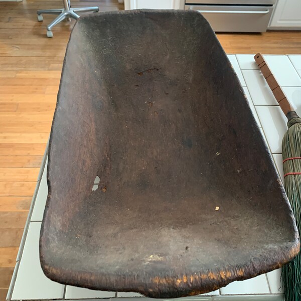 Antique Dough Bowl Etsy