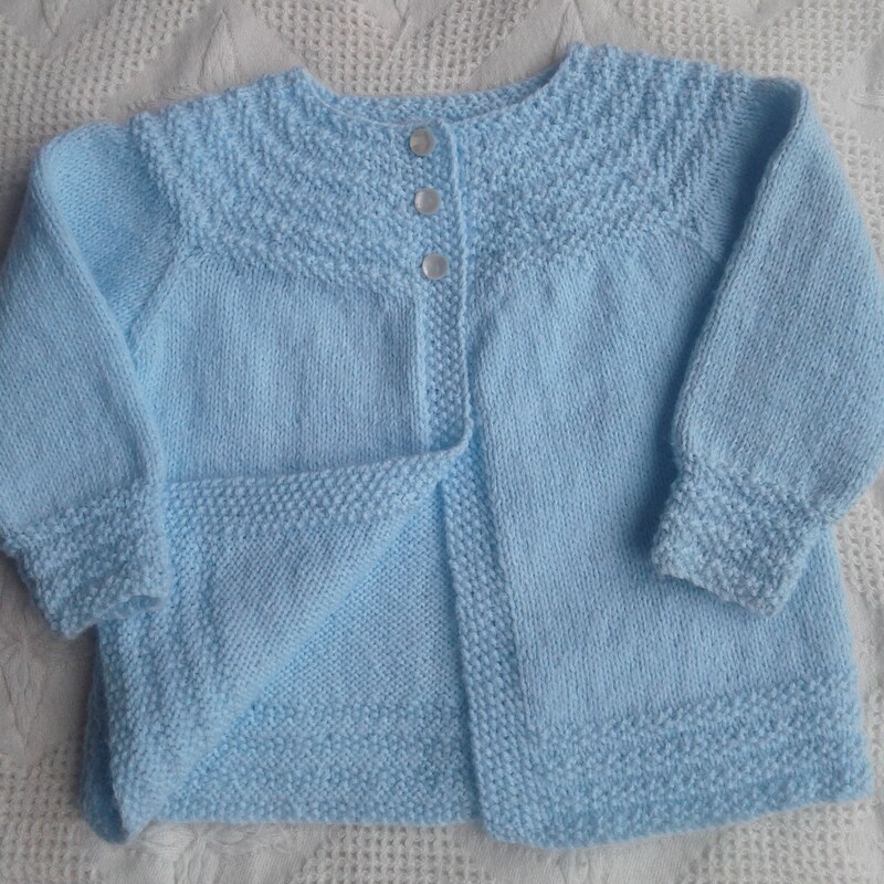 Magnolia Baby Essentials Knit Raglan Sweater, Blue