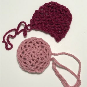 Crochet Hair Bun Covers for Ballerinas