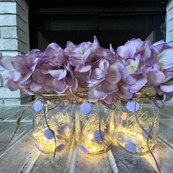 Purple Centerpieces Etsy