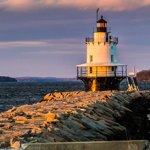 Spring Point Ledge Lighthouse at Sunset