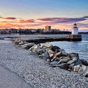 Sunset at Bug Light, South Portland