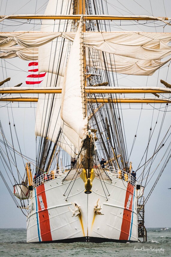 USCG Barque Eagle Bow On - Main Image