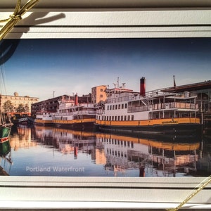 Cartões fotográficos de Portland ME Waterfront