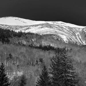 Mt Washington Schwarz & weiß