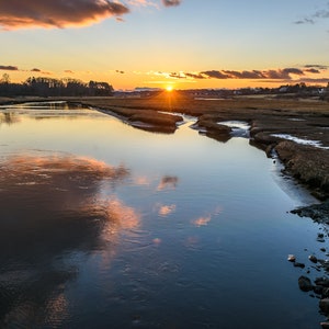 Sunset on Spurwink River
