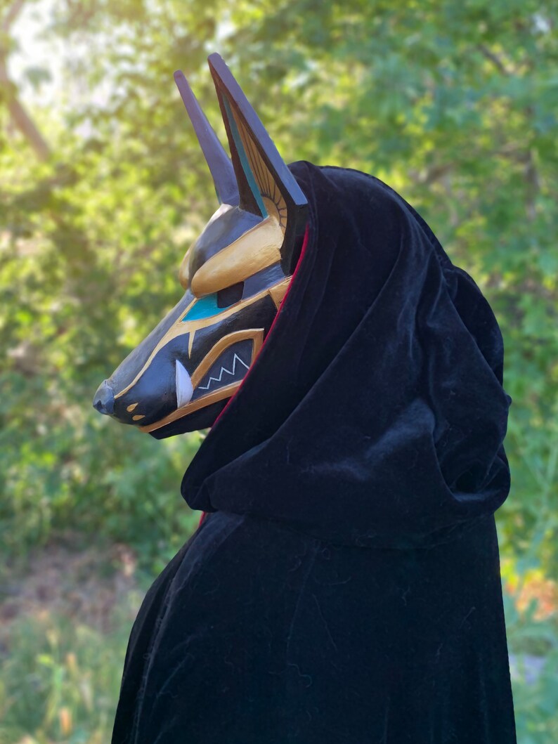 Egyptian Anubis Mask Made to Order Jackal mask fantasy | Etsy