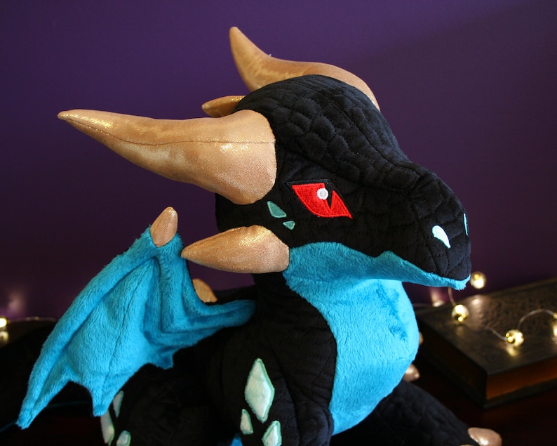 Dragon Stuffed Animal Pattern PDF Dragon Plushie Sewing - Etsy