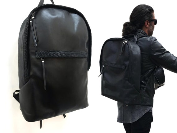 black backpack women's designer