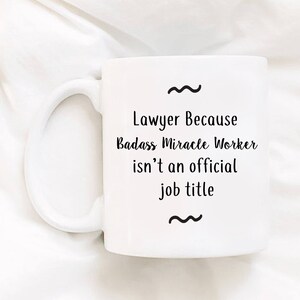 Lawyer Mug Funny Lawyer Mug Attorney Mug Funny Mug For Lawyer Miracle Worker Mug Gift For Lawyer Thank You Gift