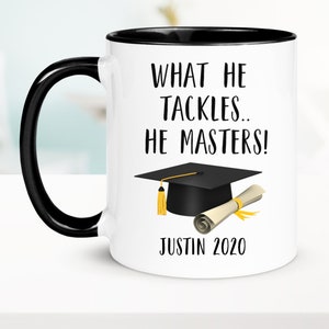 Caneca de mestrado - Presentes de formatura - Presentes de MBA para homens - Presentes de MBA - Presentes de Mba - Presentes de Mba - Presentes de estudantes de Mba - Caneca de mestrado para ele
