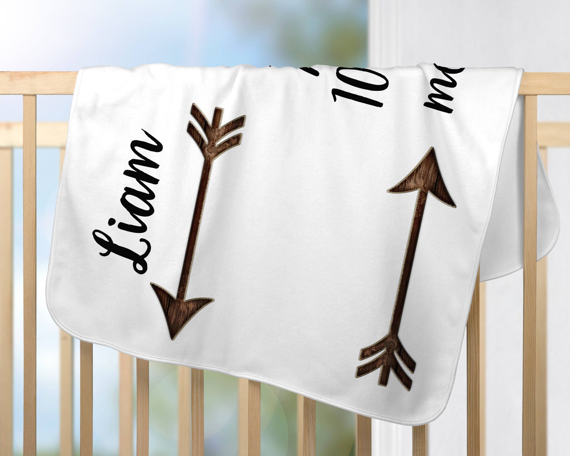 Baby Name Blanket Baby Boy Baby Girl Receiving Blanket Baby Etsy