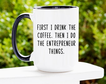 Entrepreneur Mug, Personalized Mug, Personalized Gift, Entrepreneur Gift, New Business Owner Gift, Business Owner Gift