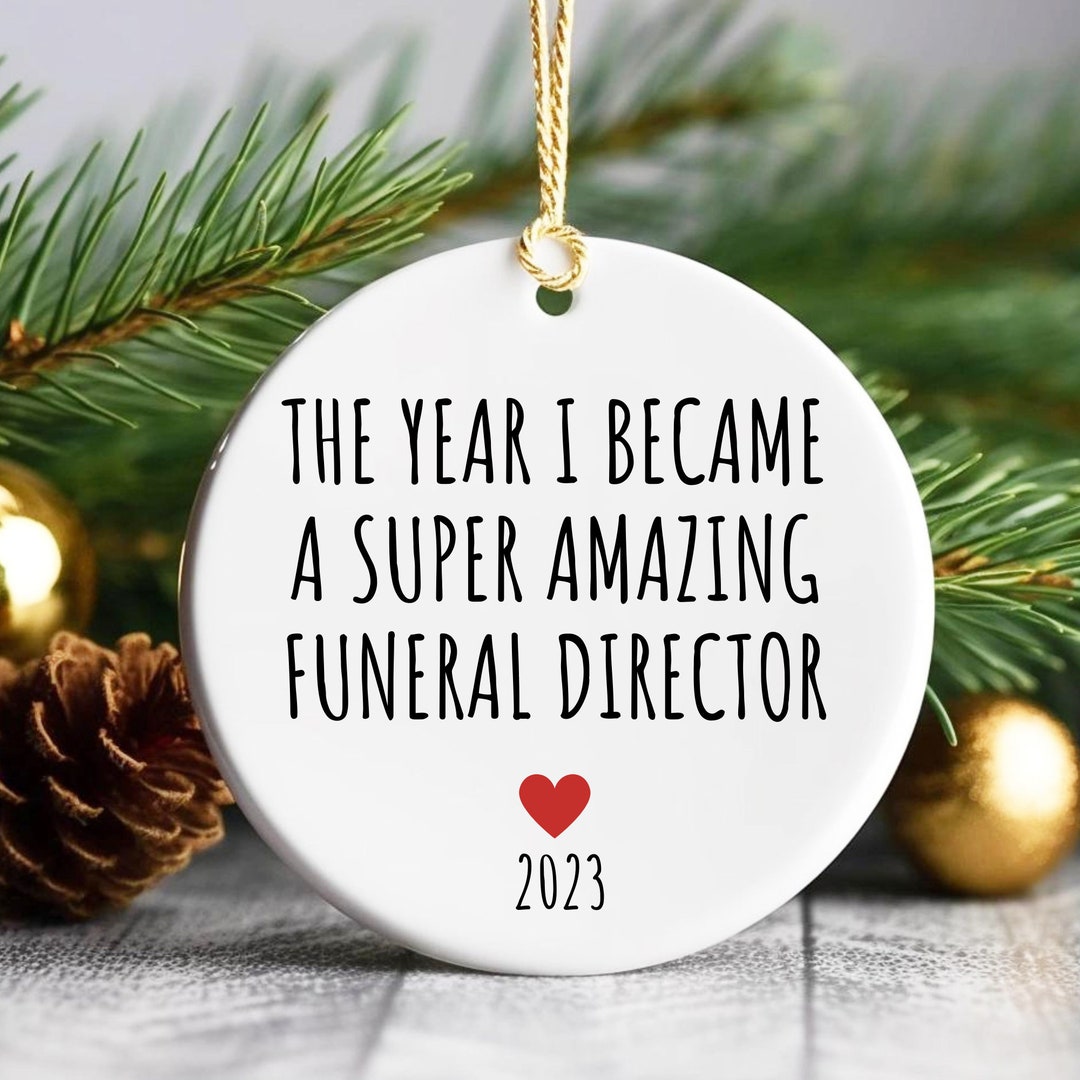 Funeral Director Gifts, Funeral Director Ornament, Funeral Director