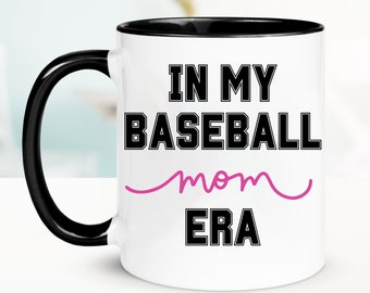 Baseball Mom Era, Baseball Mom, Mama Coffee Mug, Mama Coffee Cup, Baseball Mom Gifts, New Mom Gift, Personalized Coffee Mug, Customized Mug