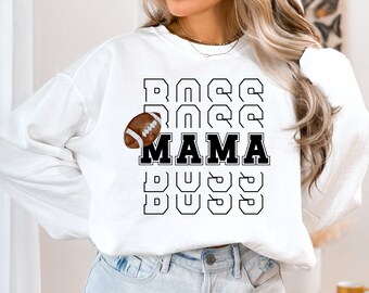 Boss Mama Shirt, Mama Shirt, Mom Sweatshirt, Mama Sweatshirt, Mom Life Shirt, Mothers Day Gift, Cotton Shirt,  Sweatshirts for Women