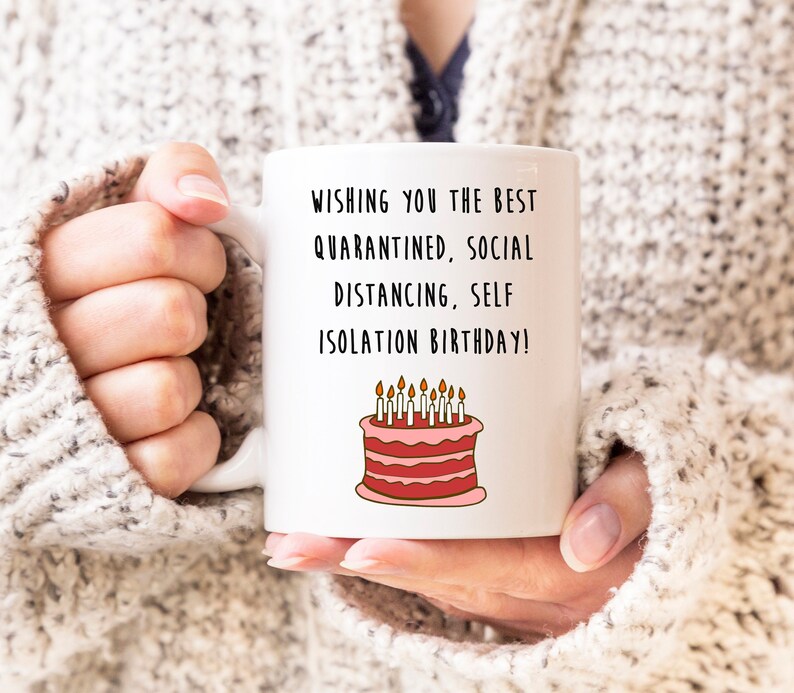 Quarantine Birthday Funny Social Distancing Gift Etsy