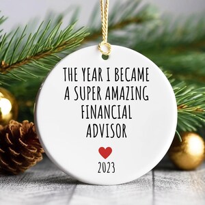 Financial advisor christmas ornament Clearance