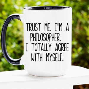 gifts for philosophers , philosopher coffee mug , philosopher mug , philosopher gift , philosopher cup