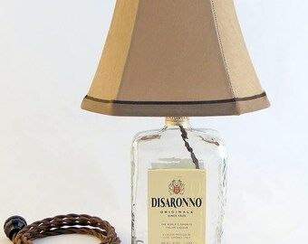Disaronno Recycled Liquor Bottle Lamp