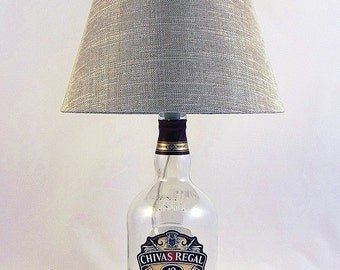 Chivas Regal Recycled Liquor Bottle Lamp