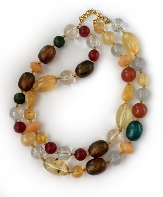 Faux Fruit and Berry Necklace: Joan Rivers