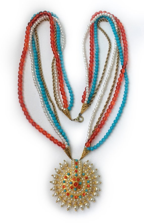 Castlecliff Jeweled Medallion Pendant 