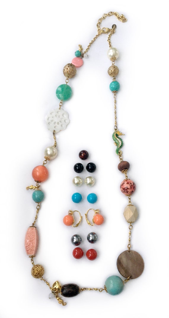 Joan Rivers Exotic, Tropical Necklace and Intercha