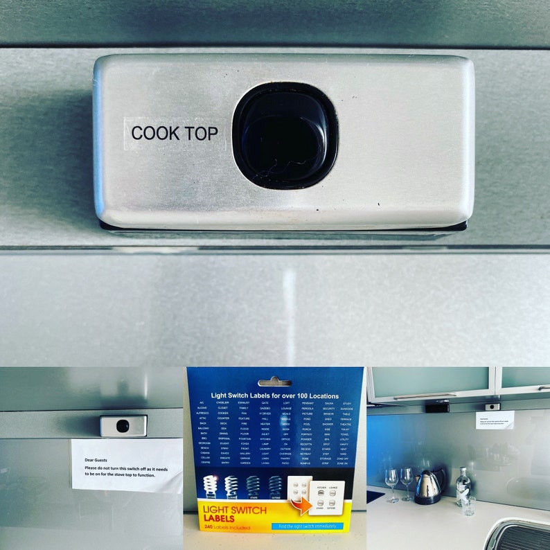 Light Switch Labels / Stickers 250 Labels/ 144 Locations Etsy Australia