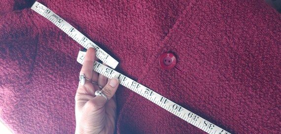 Vintage Wool Union Made princess coat single brea… - image 3