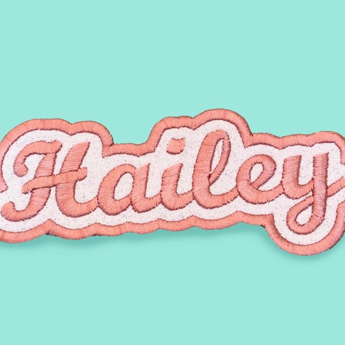 Custom Embroidered Personalized Monogram Initial Name Patch Etsy