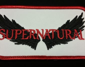 Supernatural Black Wings Patch