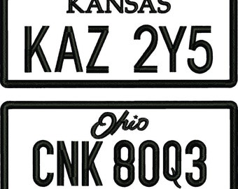 Supernatural "Baby" Impala Plates Patch