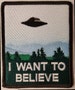 I Want To Believe Poster Patch (USA FREE SHIPPING) 