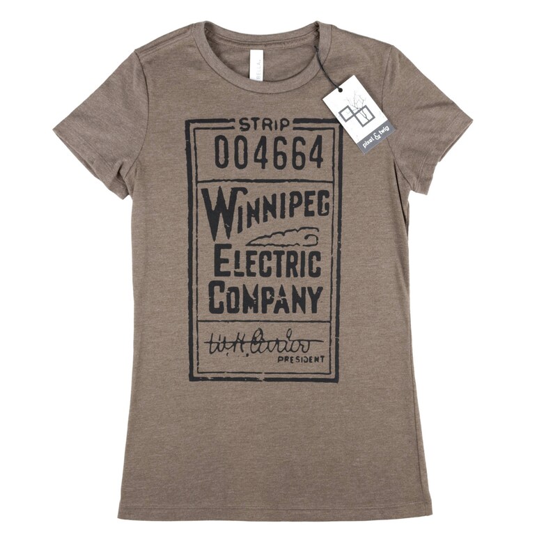 Winnipeg Electric Company Tshirt Screen Printed Women's Etsy Canada