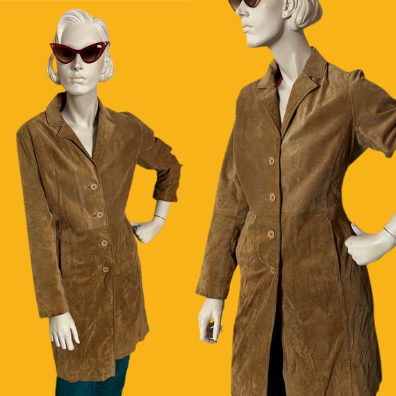 camel colored duster