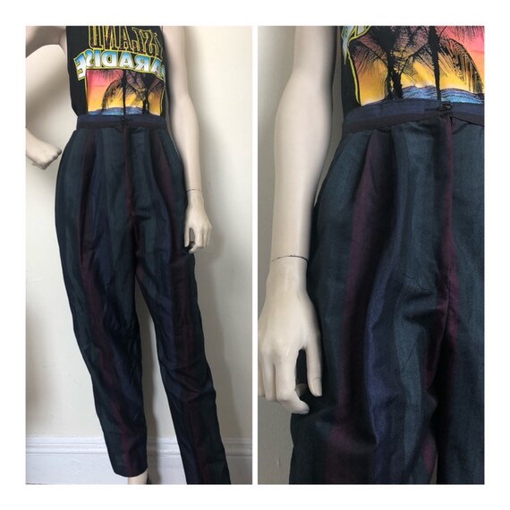 colorful striped pants