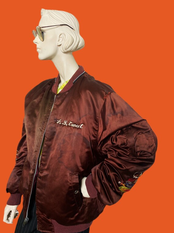 Vintage 1970s souvenir bomber jacket// East Asian… - image 6