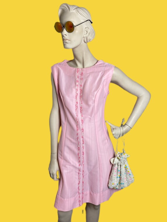 Vintage 1960s Pink Lolita Dress// Bubble Gum Pink… - image 5