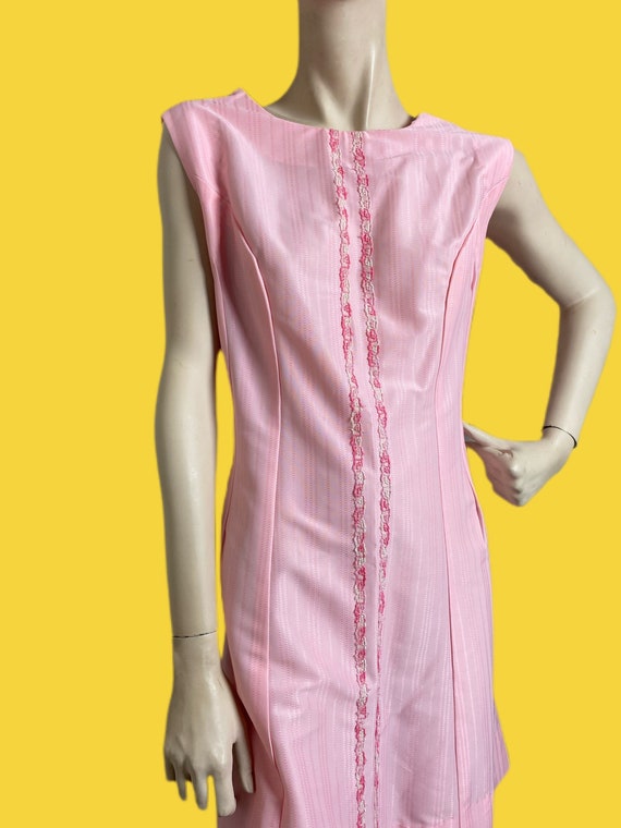 Vintage 1960s Pink Lolita Dress// Bubble Gum Pink… - image 3