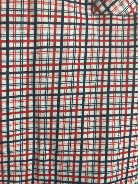 Vintage 1960s plaid county fair shirt - image 5