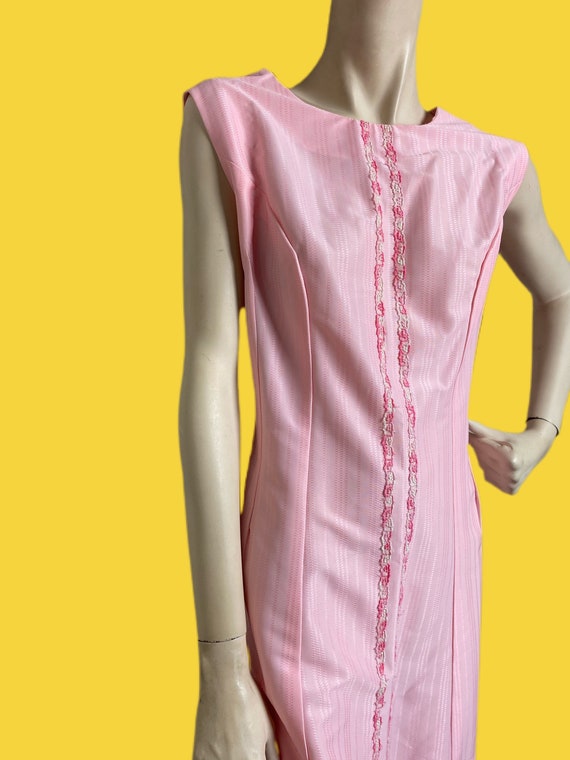 Vintage 1960s Pink Lolita Dress// Bubble Gum Pink… - image 6