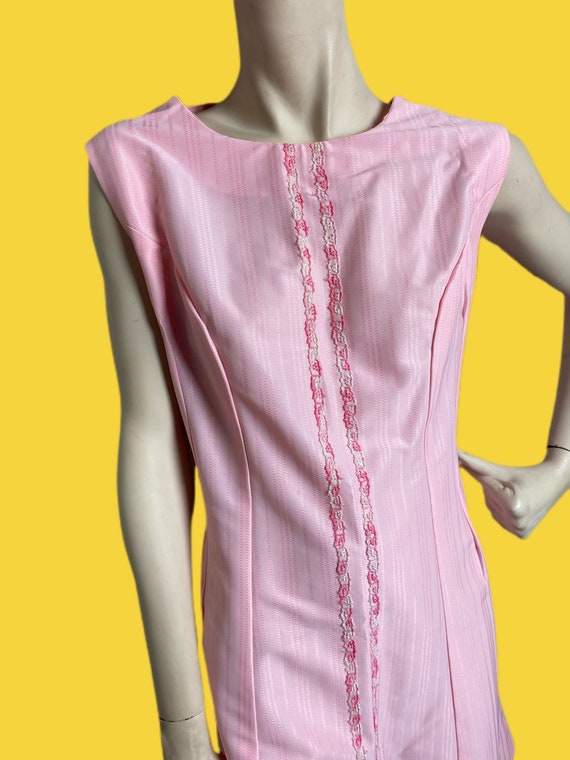 Vintage 1960s Pink Lolita Dress// Bubble Gum Pink… - image 7