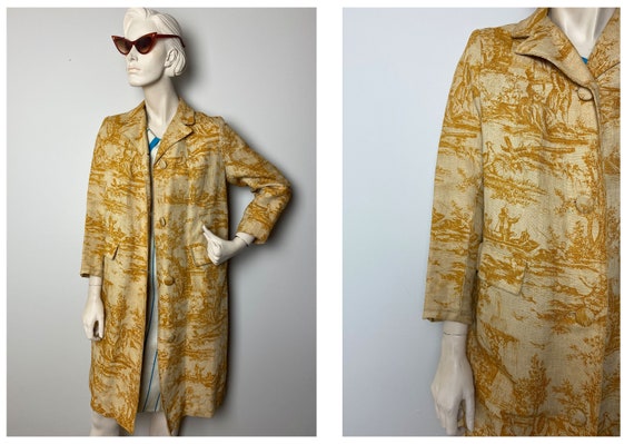 VtG Toile print chesterfield jacket //Elegant boho