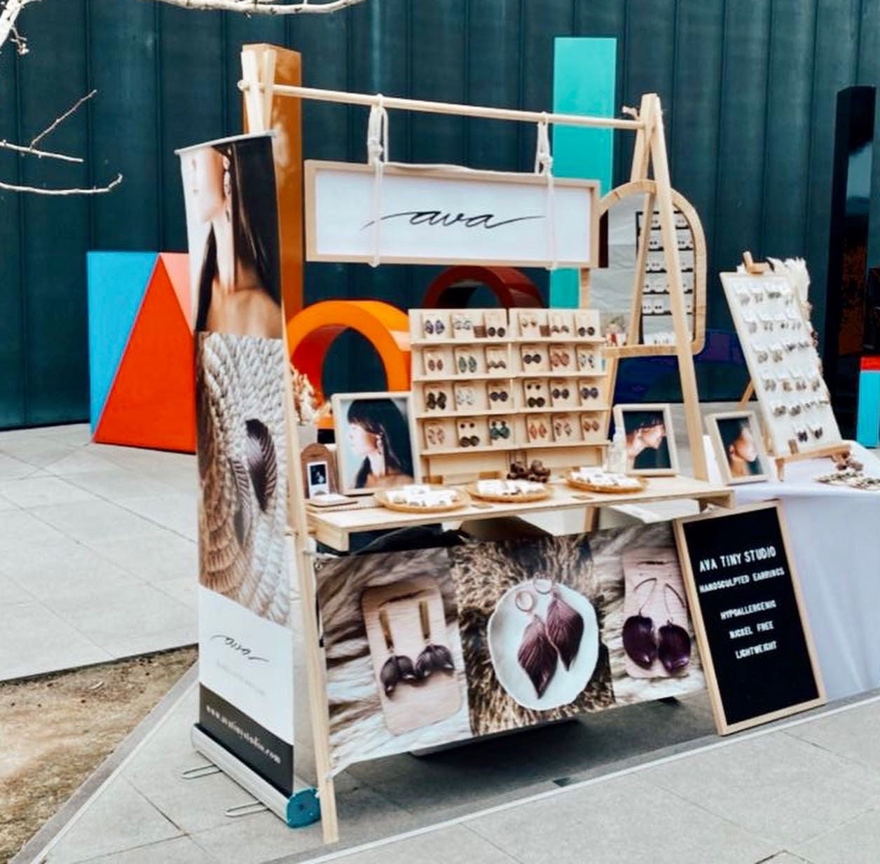 A Frame Market Stall Shelf / Table Top Display Stand 190cm H X Etsy