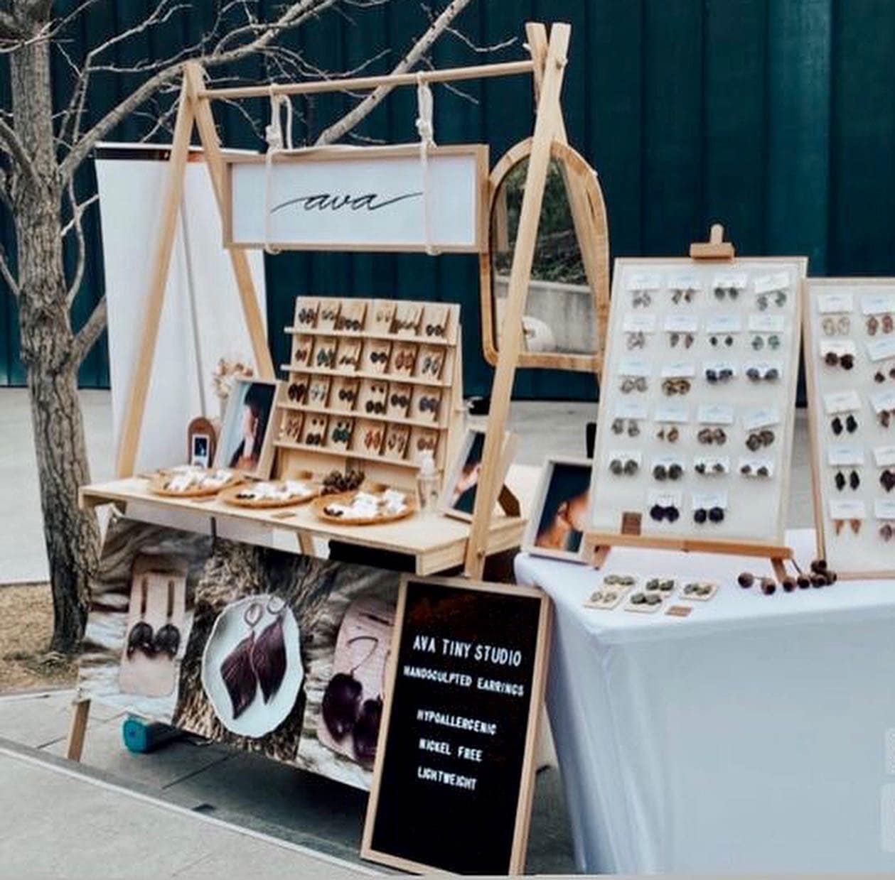 A Frame Market Stall Shelf / Table Top Display Stand 190cm H X Etsy