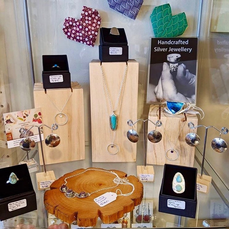 Jewellery Display Plinth Jewellery Display Pedestal Wood Etsy