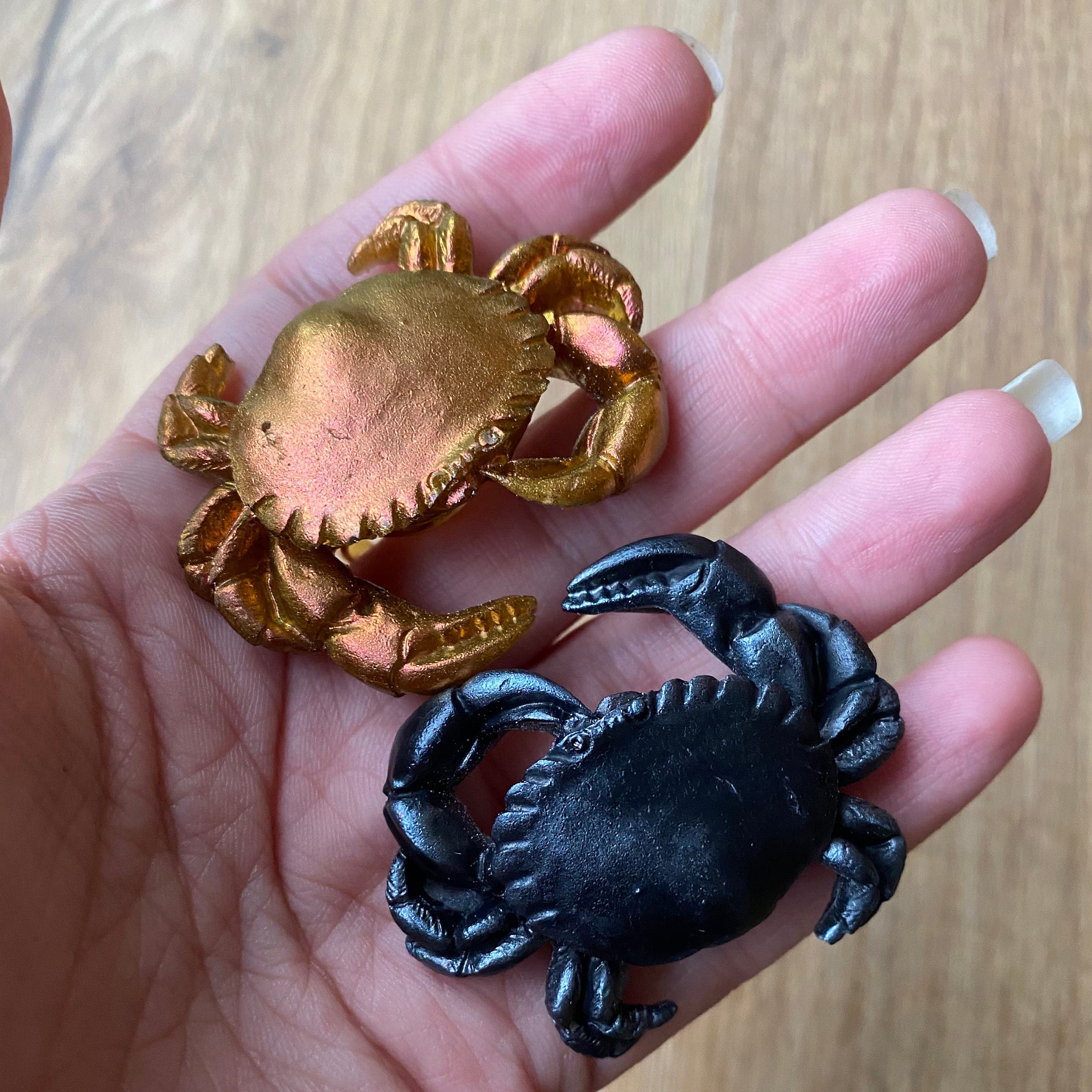 Custom Colour Waterproof Crab Ring Creature Companion Rings Etsy