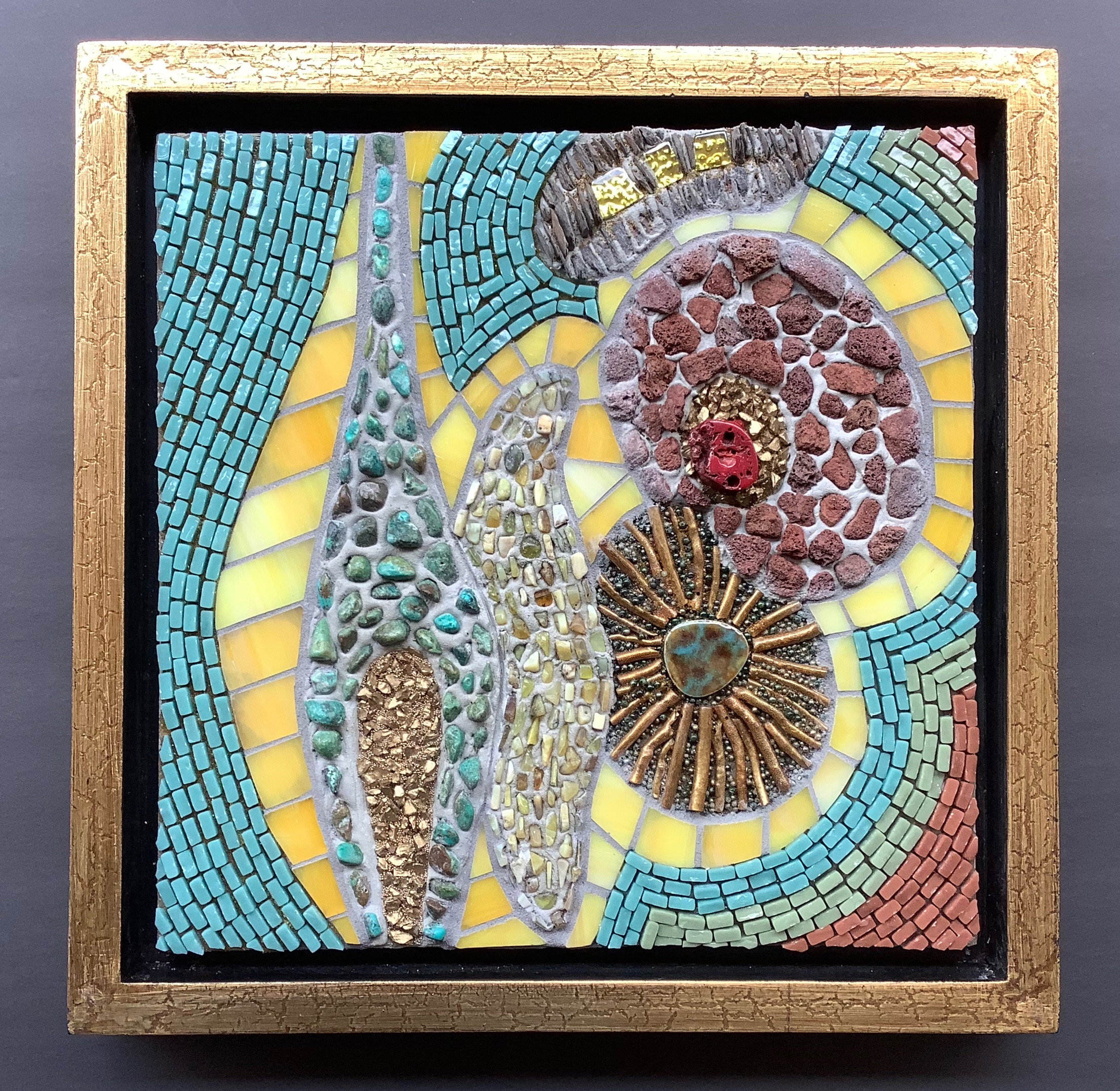 Abstract Mosaic Art , Mosaic Wall Art, Mosaic Wall Hanging, Mosaic Art