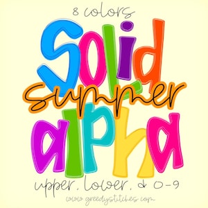 Solid Summer Alpha PnG | Effen kleur, alfa-png-bestand | Gekleurde alfaset | Effen blokkleur alfa-png | Block Alpha PnG | Solid Block Alpha PnG
